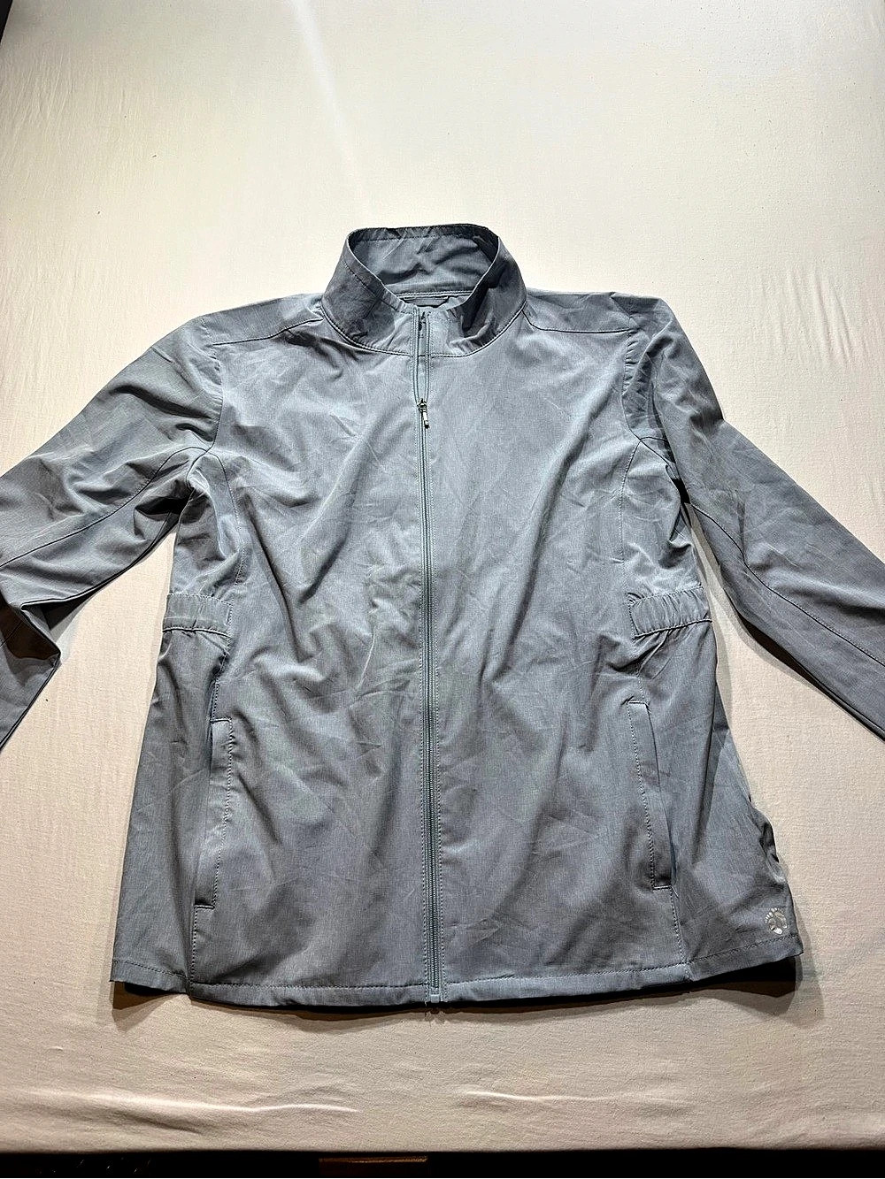 HANG TEN Women's Gray Lightweight Zip Jacket Size XL Like New